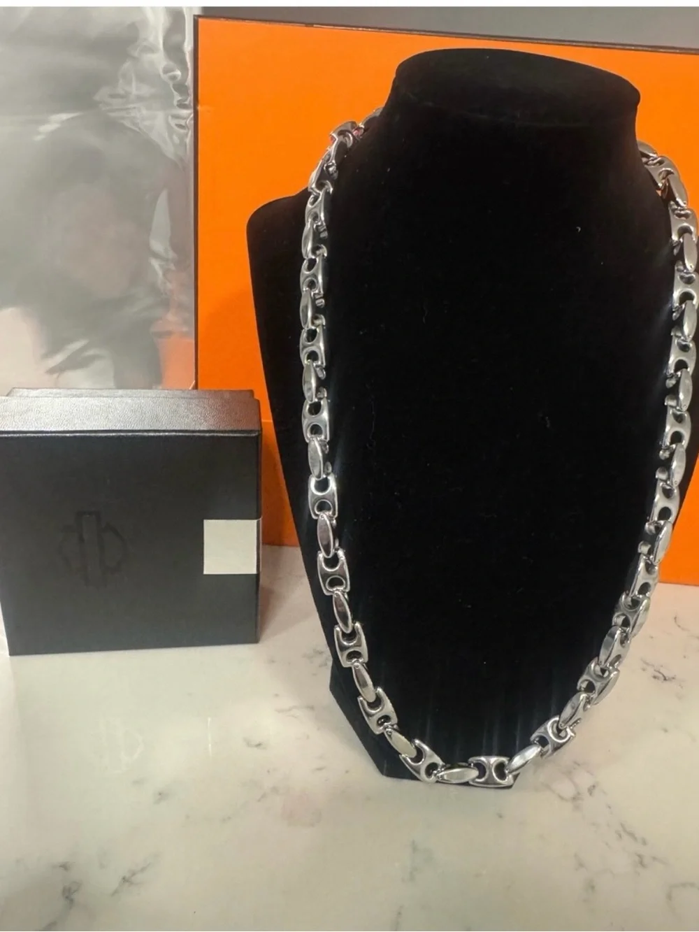 New Harley-Davidson Silver Link Chain Necklace is good quality